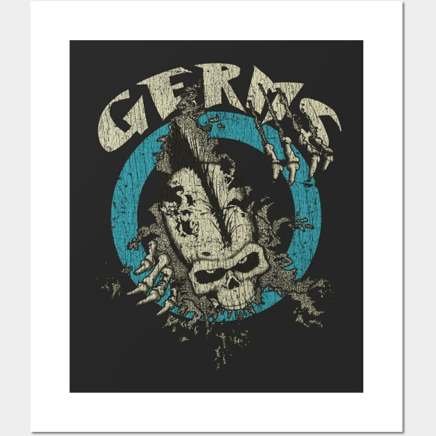 Germs (GI) Skull Ripper 1979 Wall Art by JCD666